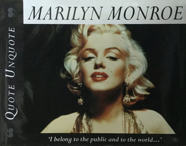 Anderson, Janice: Marilyn Monroe - Quote Unquote